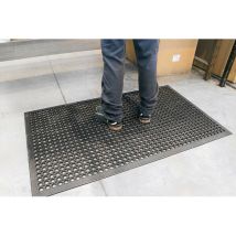 Tapis anti-fatigue High Duty – 1500 x 900 mm – Caoutchouc nitrile – Antidérapant, Résistant aux produits chimiques – COBA EUROPE