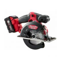 4933459193 M18 FMCS-502X-Sega Circolare in Metallo con 2 batterie da 5,0 Ah in Scatola hd, Colore: Rosso, 18 v, Red - Milwaukee