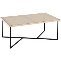 M2 Kollektion - Lana, Vetro Metallo Vimini, Nero/Marrone