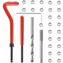 Ahlsen Helicoil M6 thread repair kit (30 pieces)