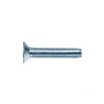 Zoro Select - M6 x 20 Pozi Countersunk Thread Forming Screws bzp- you get 10