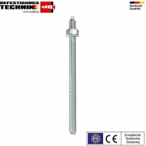 M8 M30 Verbundankerpatrone Ankerstangen Eta, A4 Edelstahl Schwerlastanke Menge: 5 Stück Artikel: Ankerstange Eta (verzinkter Stahl) Größe: M12 X 190mm