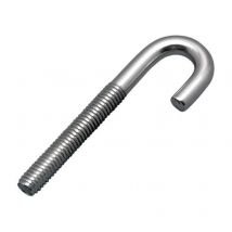 M8 zinc plated mild Steel J Bolt 183 mm length 10 mm Inside Diameter