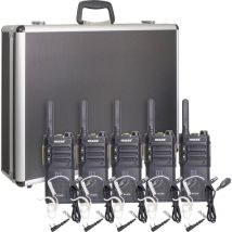 MAAS Elektronik Team-Set PT-375 KEP-24-VK 150111 Talkie-walkie PMR jeu de 5 Y681073