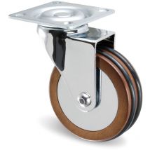 Ruedas Alex - Roue Horq Plet Mabe D-75 avec noyer F.Chrome