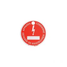 Plastikmakrone, Durchmesser 80 mm, Loch 10 mm - Verurteiltes Gerät