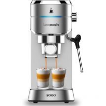Human Technology CAF-SS-7600 Macchina Espresso Argento 1450 w Con ugello schiumalatte - Sogo