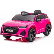 Macchina Elettrica per Bambini 12V con Licenza Audi RS6 Rosa