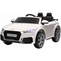 Macchina Elettrica per Bambini 12V con Licenza Audi tt Bianco