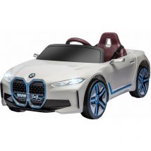 Macchina Elettrica per Bambini 12V con Licenza BMW I4 Bianca