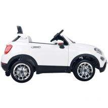 Macchina Elettrica per Bambini 12V con Licenza Fiat 500X Blu