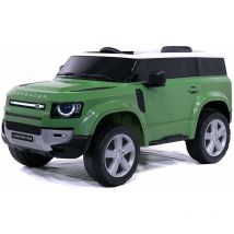 Macchina Elettrica per Bambini 12V con Licenza Land Rover Defender Verde