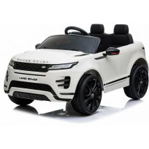 Macchina Elettrica per Bambini 12V con Licenza Land Rover Evoque Bianca