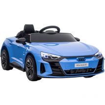 Macchina Elettrica per Bambini Licenza Audi rs con Telecomando Blu e Nero
