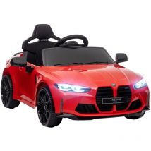 Macchina Elettrica per Bambini Licenza BMW M4 con Telecomando Rosso