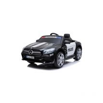 Pidema - Macchina Elettrica Polizia Per Bambini Con Batteria 12v,