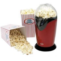 Macchina per Pop Corn Elettrica ad Aria Calda Senza Olio 1200 Watt per Feste