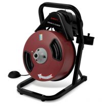 Eberth - Spazzola per Tubi Macchina per la Pulizia dei Tubi Elettrico con Spirale di 20m (Motore 400W, Diametro della Spirale 13mm, per 5-10cm di