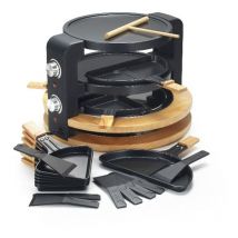 Macchina per raclette 8/10 persone 1500w + grill + crepe maker - kcwood.8.super - kitchen chef