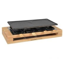 Macchina per raclette 8 persone 1500w + grill - kcwood8maxi - kitchen chef