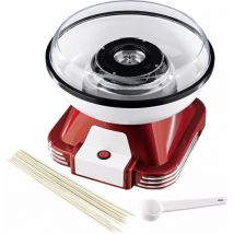 Maka - Macchina Zucchero Filato Elettrica 500W, in acciaio e alluminio, perfetta per feste di compleanno e party per bambini. Semplice da usare,