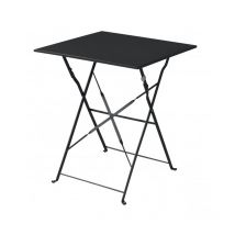 Moia Spa - Table de jardin carrée 60x60 cm en fer anthracite - Macerata