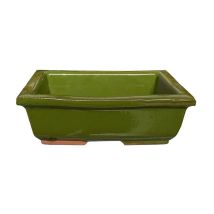 KORMAX maceta bonsai ceramica verde n2 22x15 cm , Maceta bonsai cerámica verde N2 22x15 cmFabricada en cerámica de alta calidadHecho en EspañaIdeal