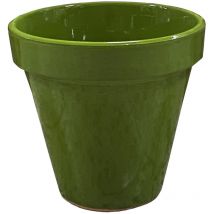 Kormax - maceta ceramica color verde 22x22 cm , Maceta cerámica color verde 22 x 22 cm. -Fabricado en arcilla esmaltada de alta calidad. -Color