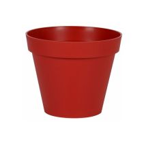 Maceta Plastico Diam.40 X H.32 Cm Rojo Rubí EDA