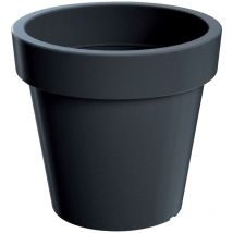 Maceta LEXO ROUND 212L., dimensiones (mm) 800x800x740, color Antracita