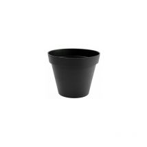 Maceta Plastico Diam.30 X H.26 Cm Gris Antracita EDA