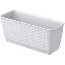 Bergland - Maceta Ratolla P 3l., Dimensiones (mm) 293x119x126, Color Blanco