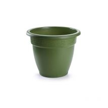 Plasticforte - maceta redonda 25x25x19cm verde , Maceta redonda 25 cm VerdePlástico de alta calidad reutilizable y reciclableResistente, duradero y
