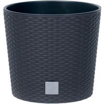 Prosperplast - Maceta Rato 15 litros con cubilete para plantar en color antracita 27 x 30 x 30 cm.