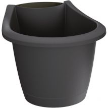Prosperplast - Maceta respana belt 3,3L., dimensiones (mm) 217x217x178, color Antracita