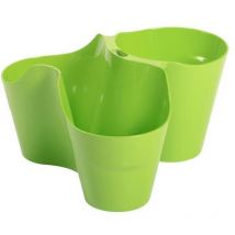 EDA - maceta triple apilable 25x14 cm surtida