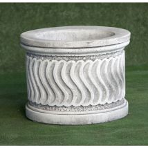 Macetero clásica de hormigón Circular Vigo 40x30cm.