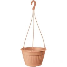 Prosperplast - Macetero colgante terra 4L., dimensiones (mm) 230x230x140, color Terracota