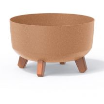 Prosperplast - Macetero color ocre,sin depósito gracia de 28,5x28,5x17,7 cm, capacidad de 6,8L