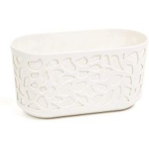 Lamela - Macetero duet 400 m Crema y Crema - Crema y Crema