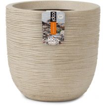 Capi - Macetero Waste Rib beige terrazo 43x41 cm