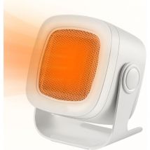 Lifcausal - Machine à air chaud électrique 400-800 w Chauffage en céramique ptc 90 ° Alimentation en air grand angle Vent de circulation chaud