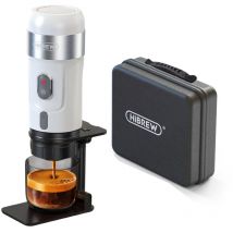 Machine à café portable pour voiture et maison Cafetière électrique 3 en 1 Fonctionne avec les capsules dg/nes et le café moulu Mini cafetière à