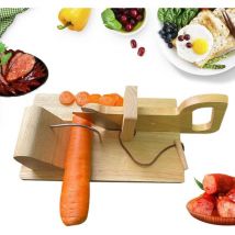 Gojoy - Machine à découper les saucisses en bois 8.5 16.5 10cm poignée ergonomique et lame tranchante pour bacon saucisses jambon