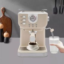 Machine à expresso, 20 Bar machine à expresso avec mousseur à lait vapeur bâton, Compact Espresso Machine à café avec pour Cappuccino, Latte,