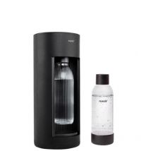 Mysoda - Machine à gazéifier l'eau + 2 bouteilles noir GL004F-B-FR