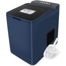 Machine à glaçons 1.5L MAGICFOX, 9 Glaçons en 6 à 13 minutes, 12 kg/24 h, avec Écran Tactile à LED, Pelle à Glaçons (bleu)