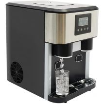 Gojoy - Machine à glaçons de 1,8 l, autonettoyante 3 en 1, pour la glace et les glaçons, peut faire de la glace, hacher de la glace et préparer de