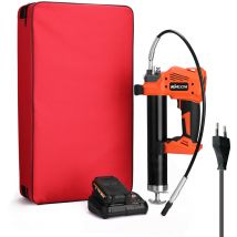 Decdeal - Machine à graisse électrique Rechargeable sans fil S88, outil de ravitaillement en huile lubrifiante pour voiture à haute pression