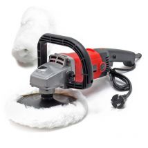 Machine à polir Meuleuse 1200 w Puissance Jusqu'à 3000 t/min Polisseuse avec 6 Niveaux et 2 Patins